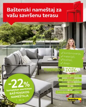 Lesnina XXXL - Baštenski nameštaj