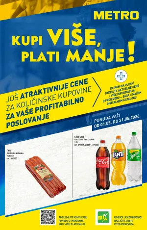 Metro - Kupi više plati manje
