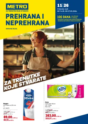 Metro - Prehrana i neprehrana liflet