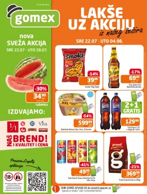 Gomex - Akcije iz našeg šešira